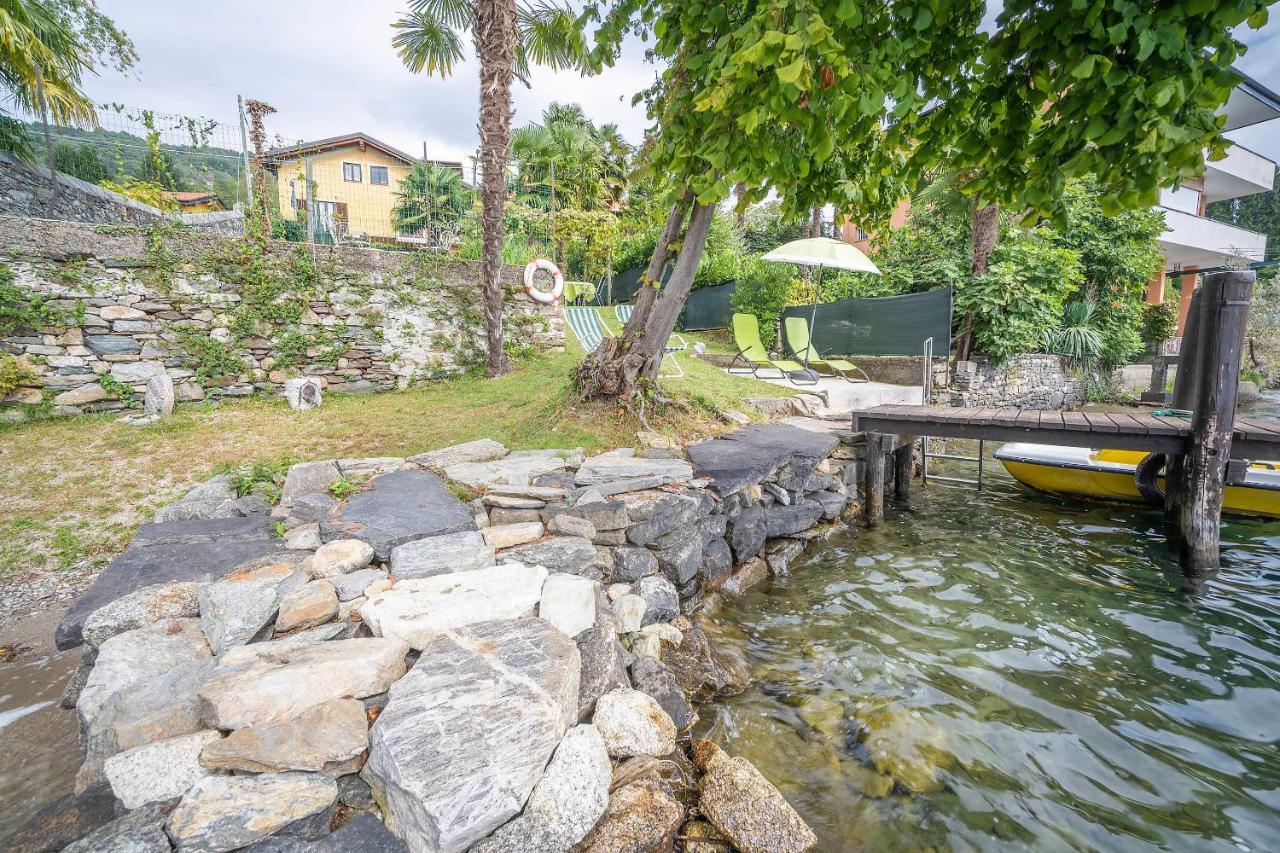Il Glicine Appartamento Con Darsena Privata A Lago Pettenasco Εξωτερικό φωτογραφία
